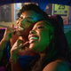 Aida Osman, left and Kamillion as Shawna and Mia in a still photo from Rap Sh!t.